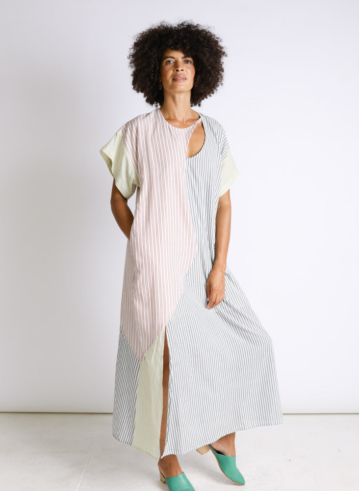 One of a Kind | Arati Dress, multi stripe
