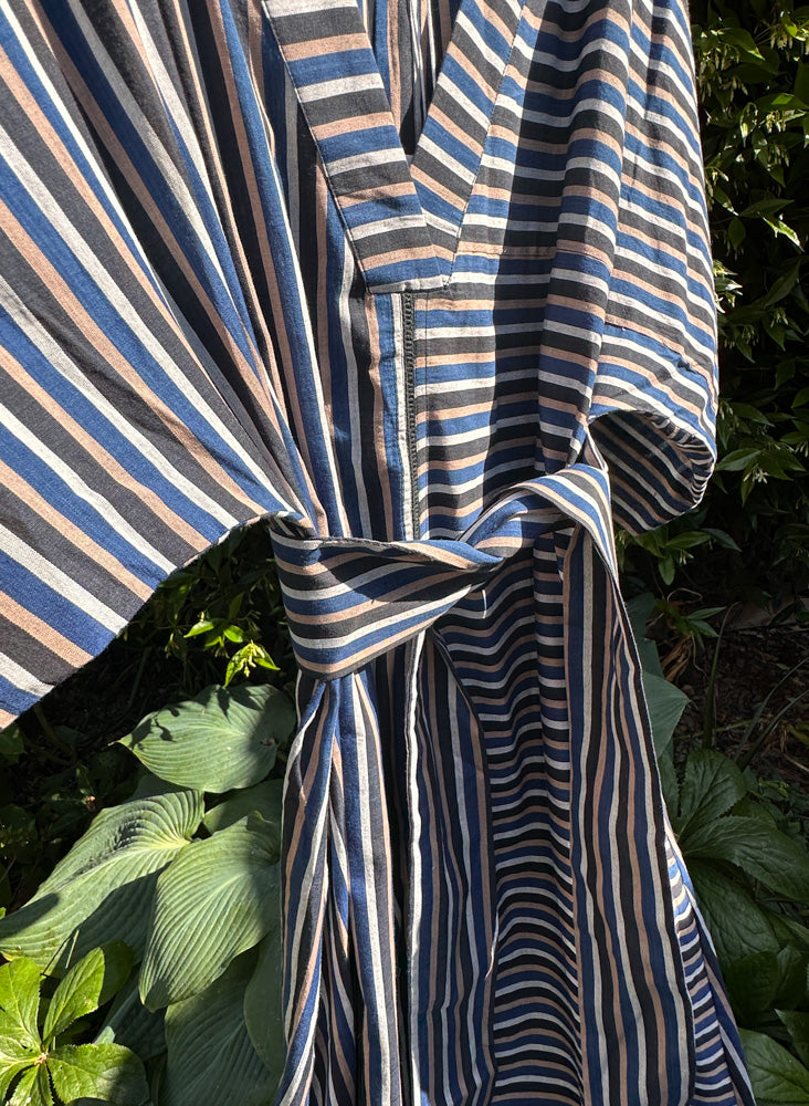 Seek Bazaar | Rhadika Dress, blue stripes