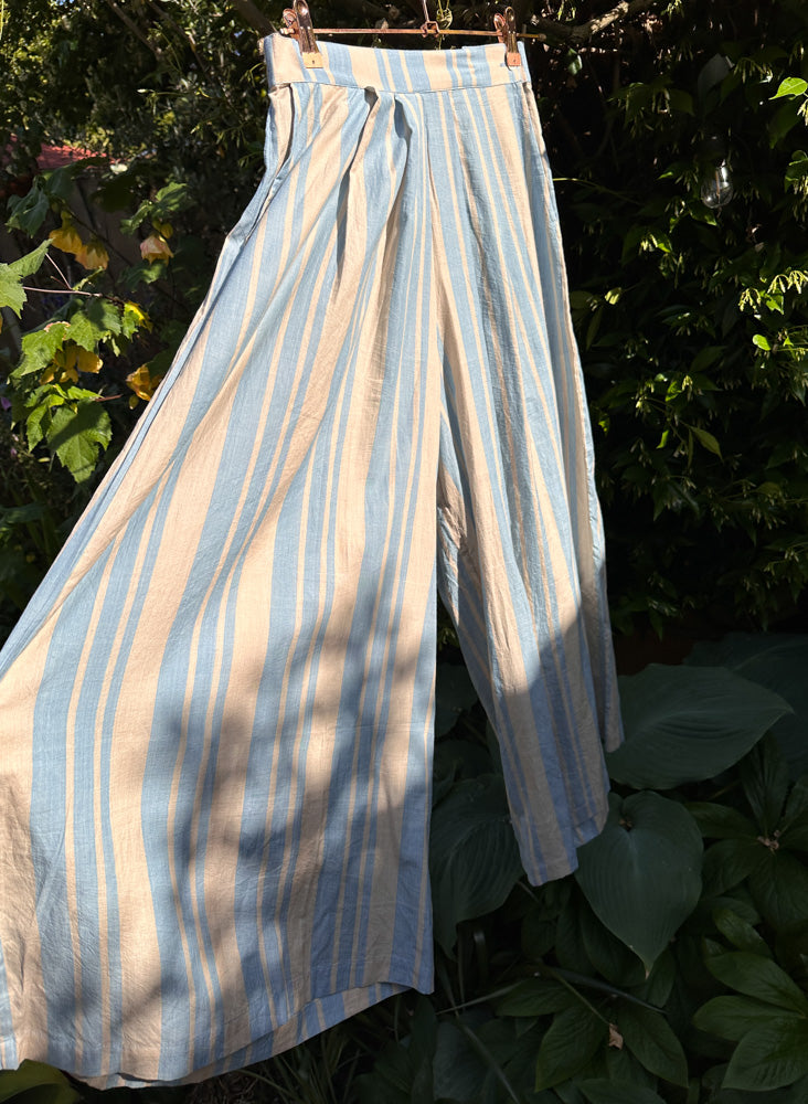 Seek Bazaar | Savista Pants, sky stripe