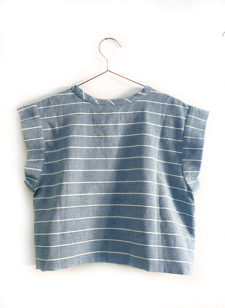 Alex top, Atlantic stripe