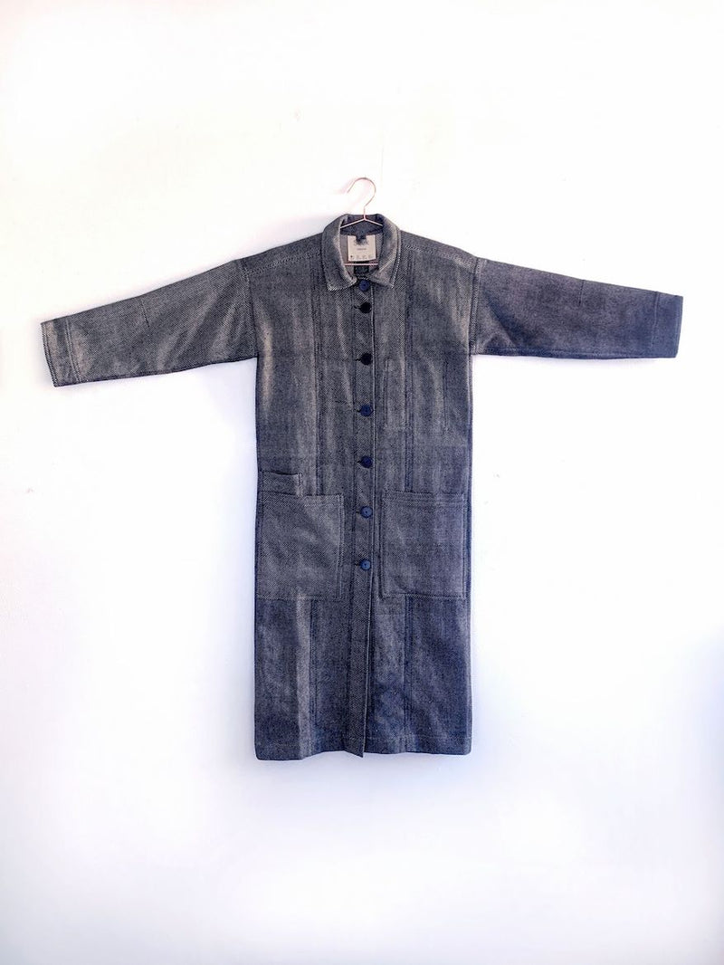 Unisex Monty Coat, black twill