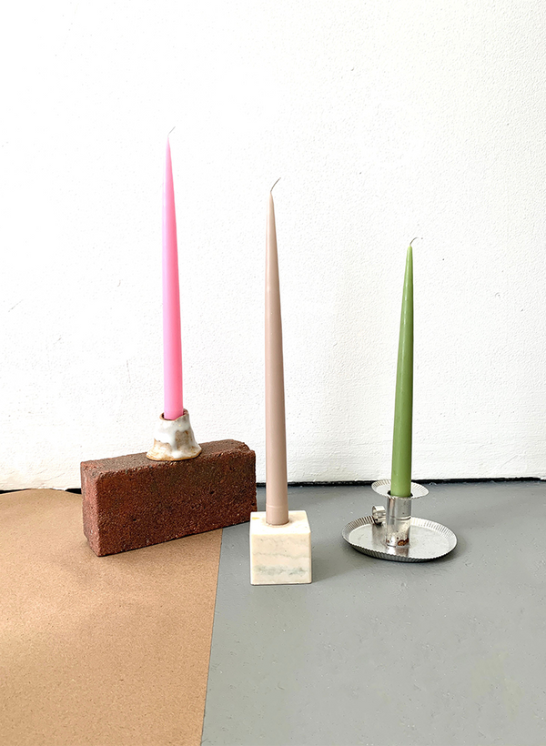 Taper Candles, pink